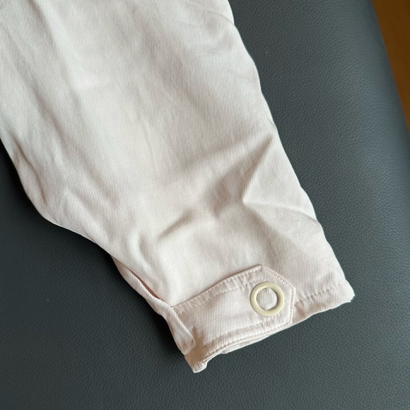 Jonathan Simkhai Light Pink Crepe Cargo Pants - Picture 10 of 12